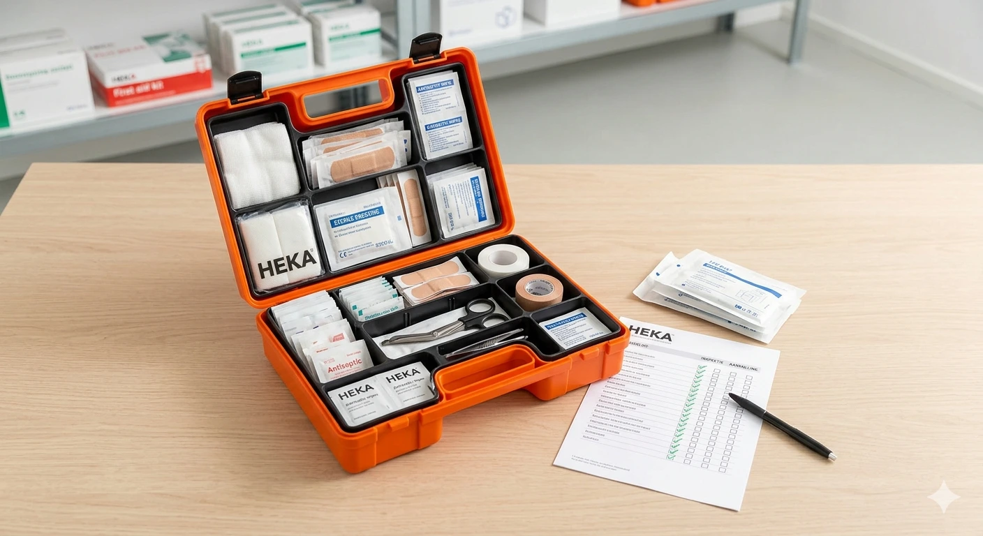 Onderhoud van EHBO-materiaal en AED service door Soterios